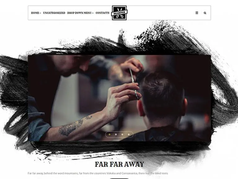 Tema Wordpress Penata Rambut Gratis Bearder