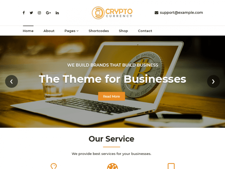 Cryptocurrency-Exchange Tema Wordpress Berita Gratis