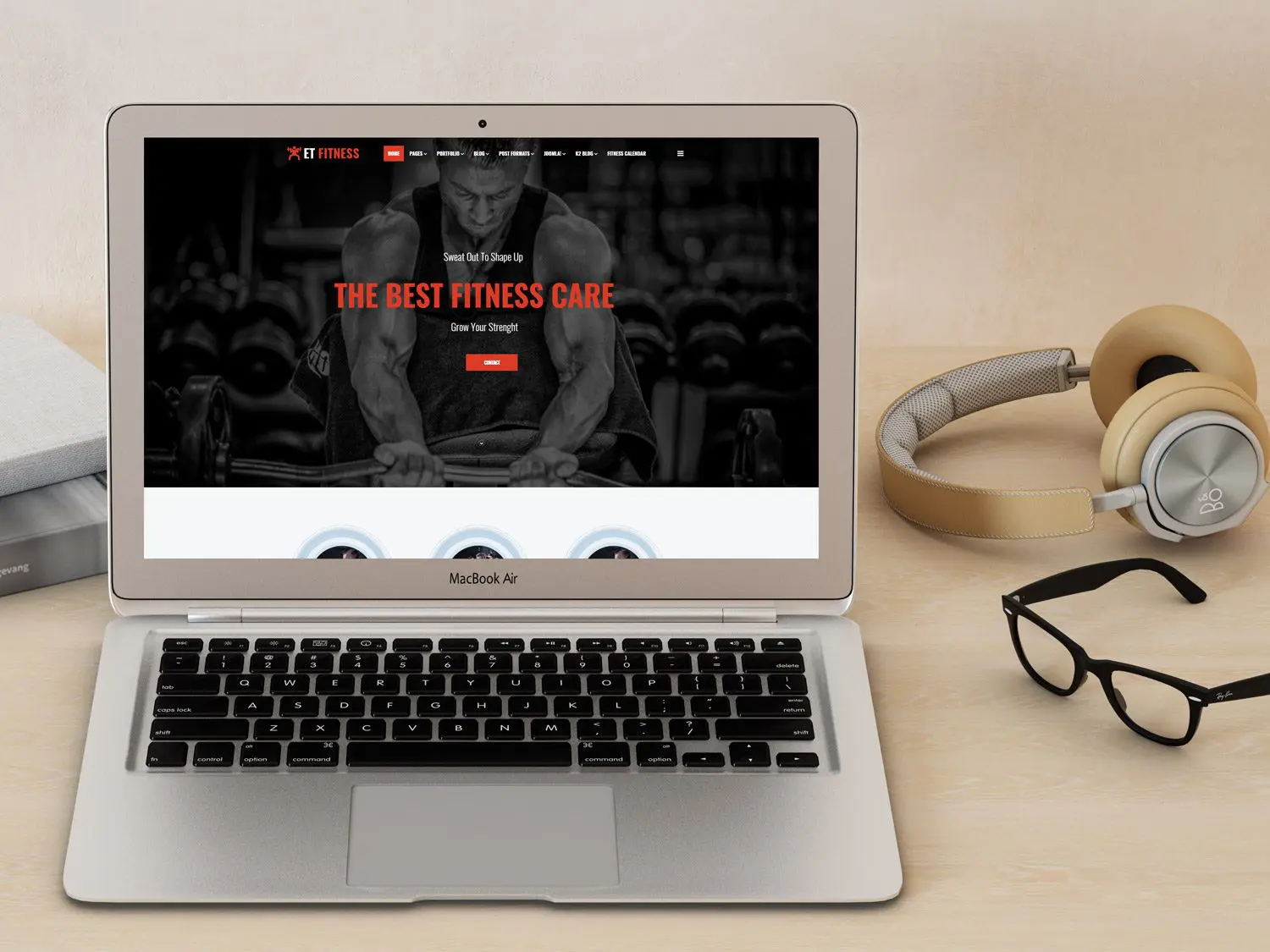 Et Fitness Kostenloses Joomla Fitness-Theme