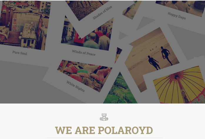 Polaroyd Darmowy szablon Bootstrap Pobierz Freemium 1