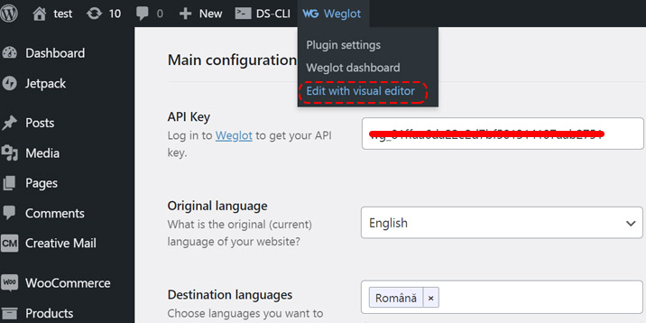 weglot-視覺編輯器