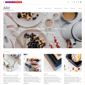 Juliet – Tema Blogging yang Cantik