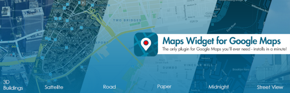 Widget de cartes pour Google Maps