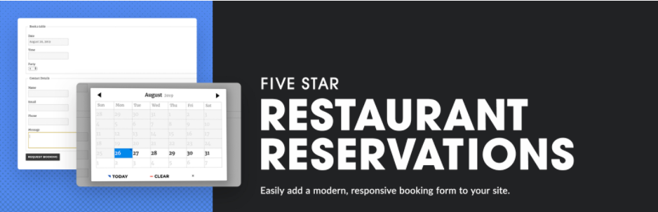 Reservas en restaurantes de cinco estrellas