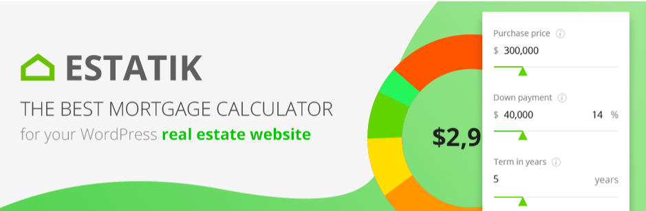 Calculatrice hypothécaire Wordpress Estatik