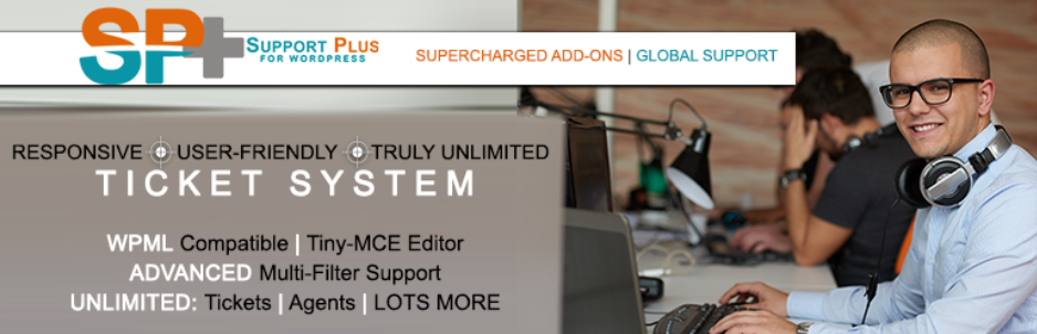 Wp Support Plus Système de ticket réactif