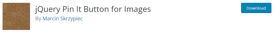 Кнопка Jquery Pin It для изображений