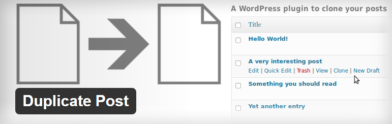 Duplicate Post Free Plaugins WordPress les plus populaires