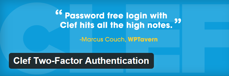 Clef Two-Factor Authentication Les plugins WordPress les plus populaires gratuits