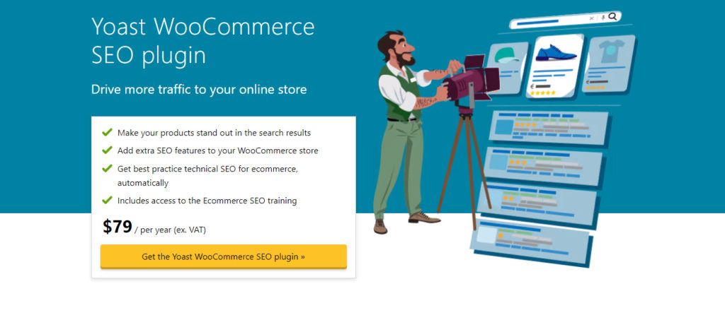 Los mejores complementos SEO de WooCommerce - Complemento Yoast WooCommerce