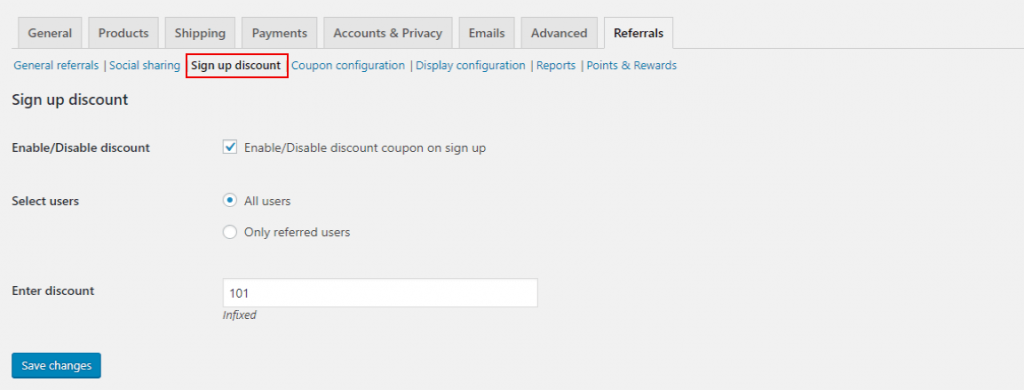 Gestione del codice coupon WooCommerce