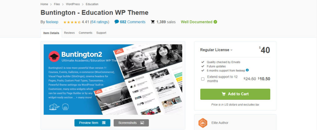 Teme de educație WordPress