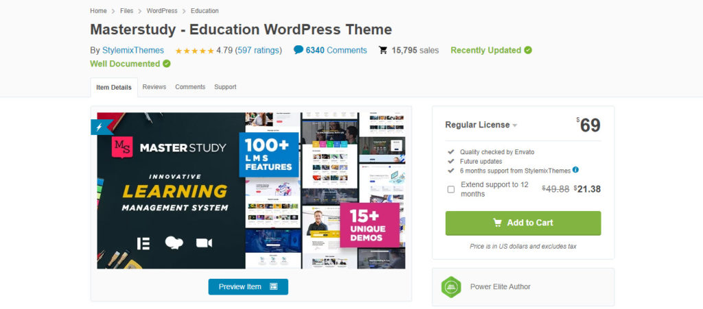 Temas educativos de WordPress