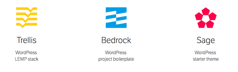 The roots.io Boilerplate: تعريشة ، و Bedrock ، و Sage