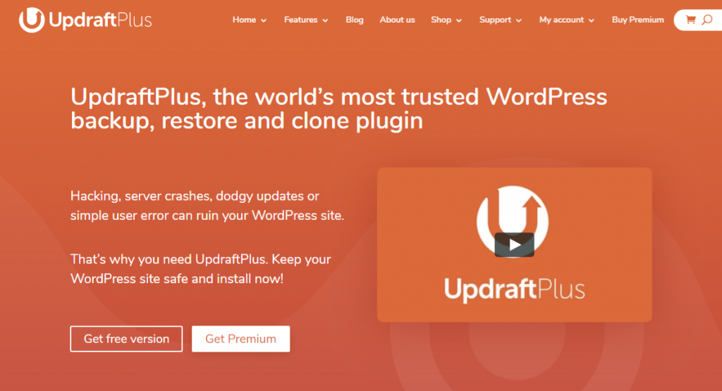 Updraft로 WordPress 백업