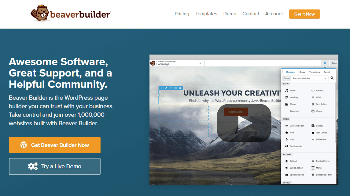 사용자 정의 WordPress 웹 사이트 - 페이지 빌더로 사용자 정의 - Beaver Builder