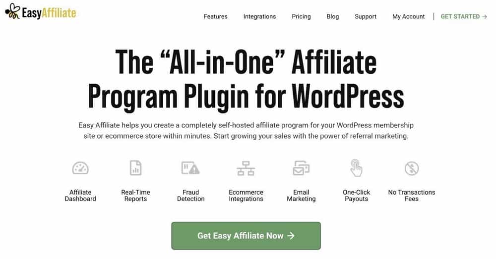 쉬운 제휴 WordPress 플러그인