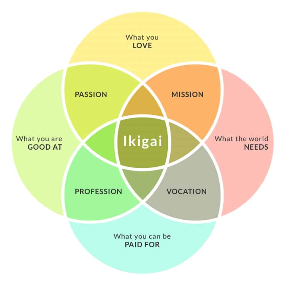 Imaginea metodei Ikigai