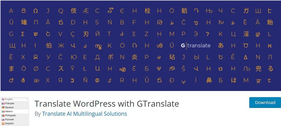 GTranslate Google Übersetzer WordPress