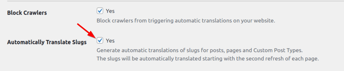 Übersetzen Sie Slugs automatisch mit TranslatePress