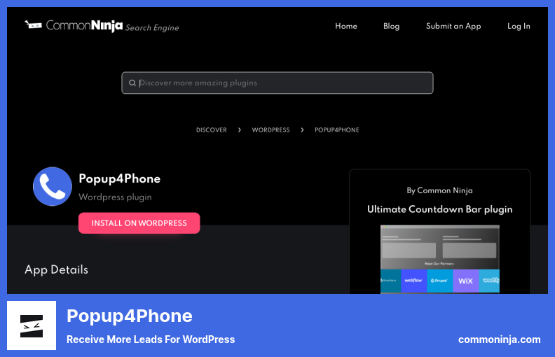 Popup4Phone Plugin – Erhalten Sie mehr Leads für WordPress