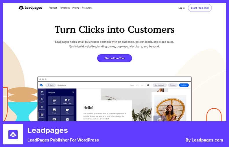 Leadpages-Plugin – LeadPages Publisher für WordPress