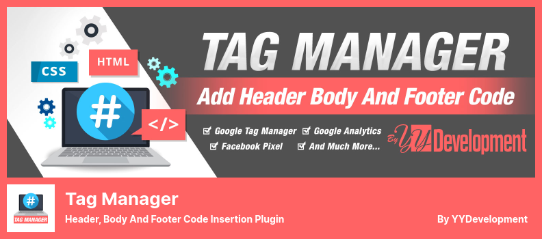 Tag Manager Plugin - 頁眉、正文和頁腳代碼插入插件