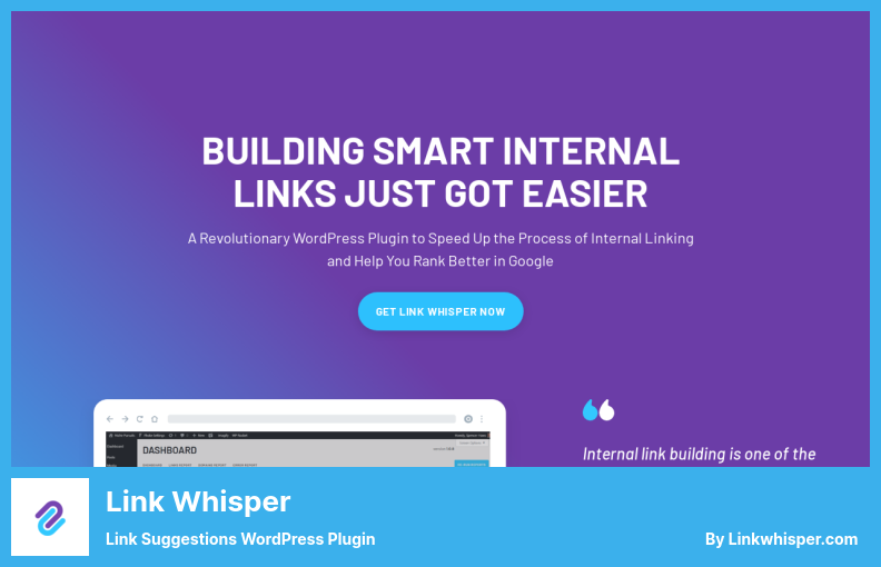 Link Whisper 插件 - 鏈接建議 WordPress 插件