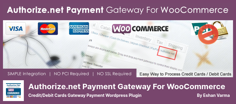 Authorize.net Payment Gateway For WooCommerce Plugin - Kredit-/Debitkarten-Gateway Payment WordPress Plugin