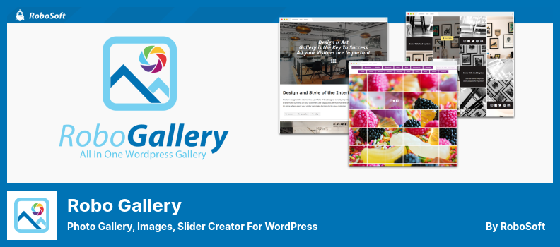 Robo Gallery Plugin - Galerie foto, imagini, creator de slider pentru WordPress