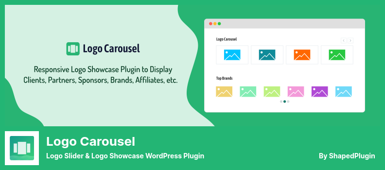 ปลั๊กอินโลโก้ Carousel - ตัวเลื่อนโลโก้ & ปลั๊กอิน WordPress ตู้โชว์โลโก้