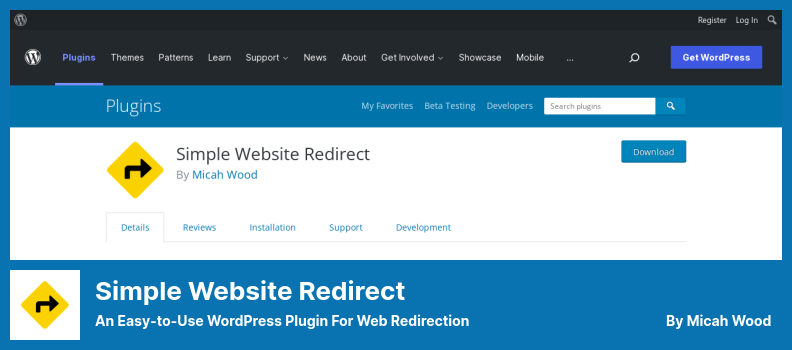 Complemento de redirección de sitio web simple: un complemento de WordPress fácil de usar para la redirección web