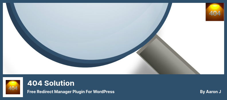 404 Solution Plugin - Plugin gratuit Redirect Manager pentru WordPress