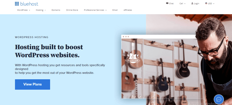 Bluehost Hosting WordPress Terbaik