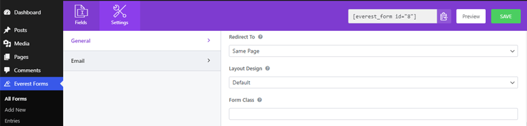 Umleitung zu und Layout-Design