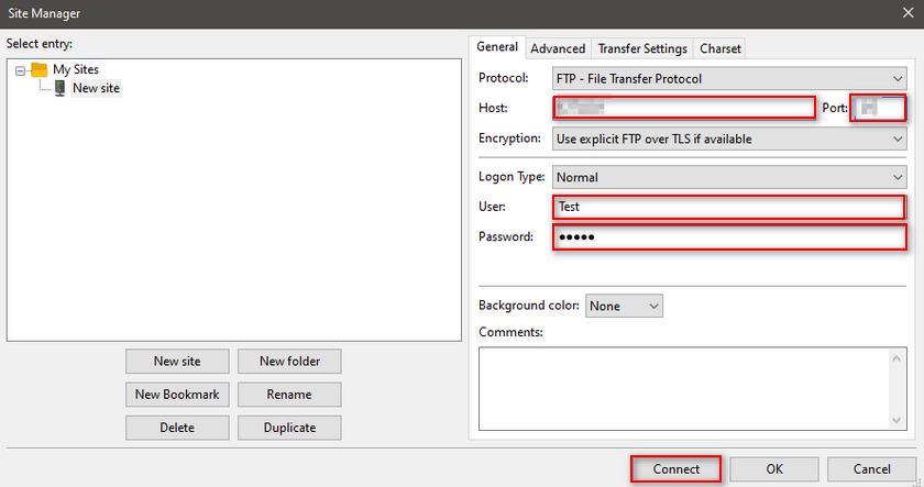 เข้าถึง FTP สำหรับ WordPress - รายละเอียดผู้จัดการไซต์