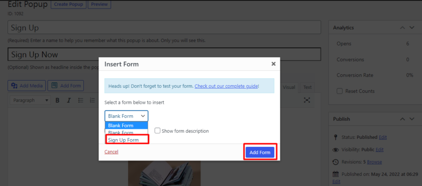 add-a-popup-form-to-wordpress