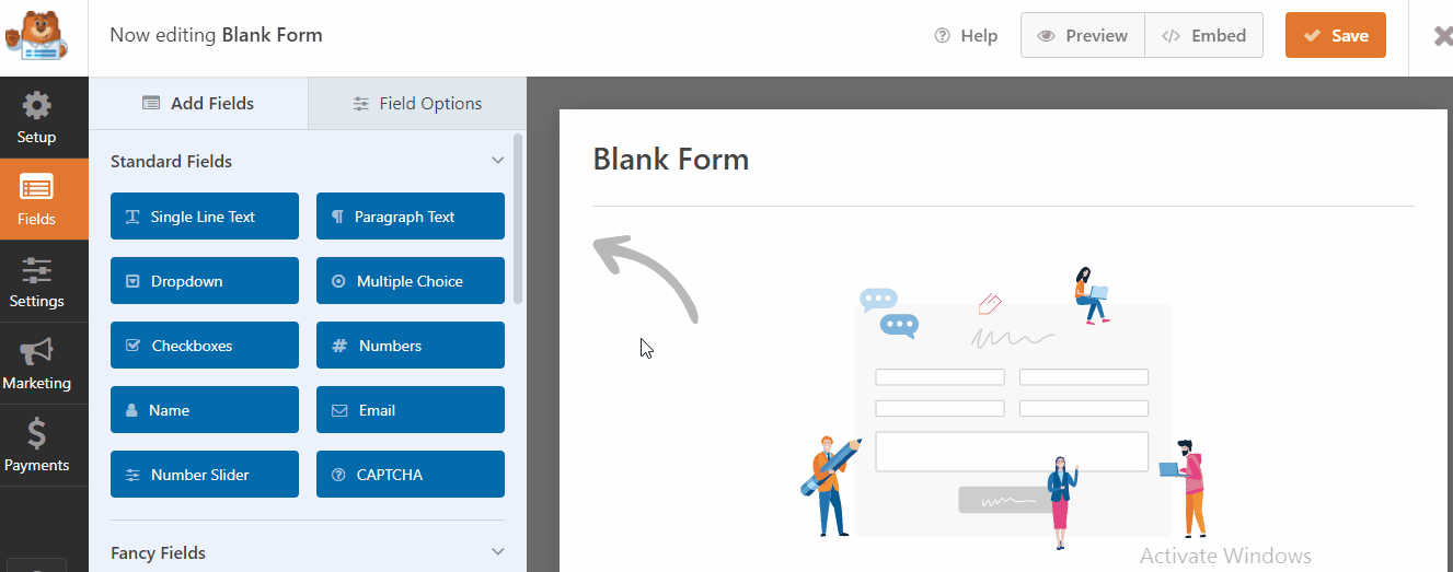 將彈出式表單添加到 wordpress