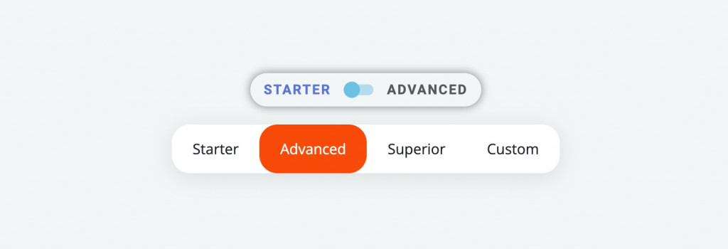 Mehrere vs. Toggle-Tabs