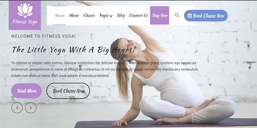 قالب VW-Yoga-Fitness-free-wp