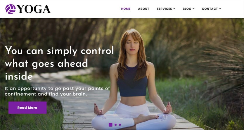 Yoga-temă-wordpress