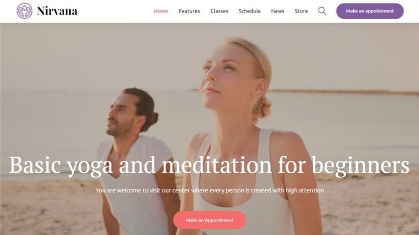 Nirvana-yoga-tema-untuk-wordpress