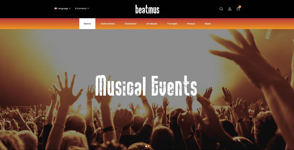 Beatmus – Template OpenCart Toko Alat Musik