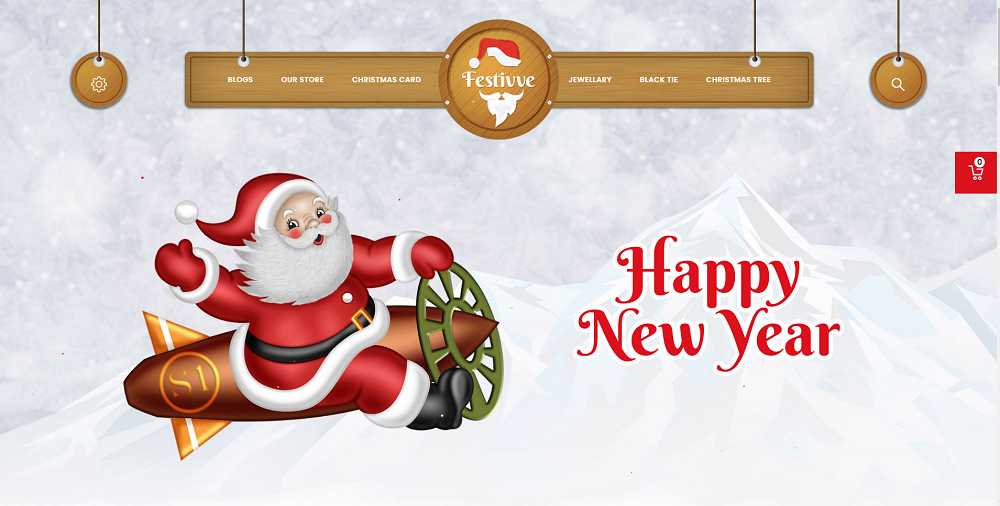 Templat OpenCart Toko Hadiah Festivve