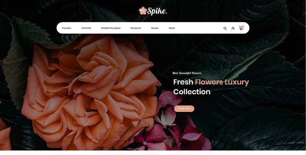 Spike – Template OpenCart Toko Bunga Segar