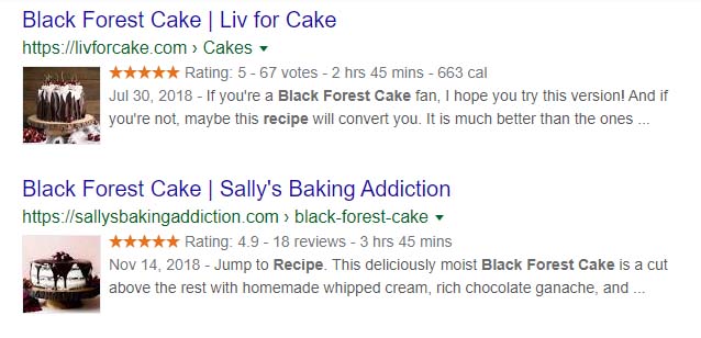 Rich snippets de receita