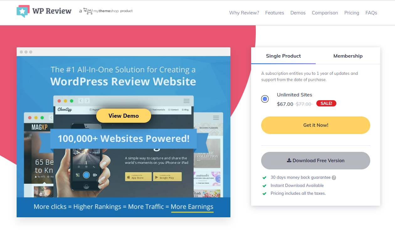 WP Review - Cel mai bun plugin pentru recenzii WordPress