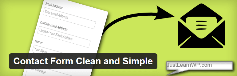 Plugin de formulaire de contact gratuit pour WordPress Form Maker Formulaire de contact propre et simple