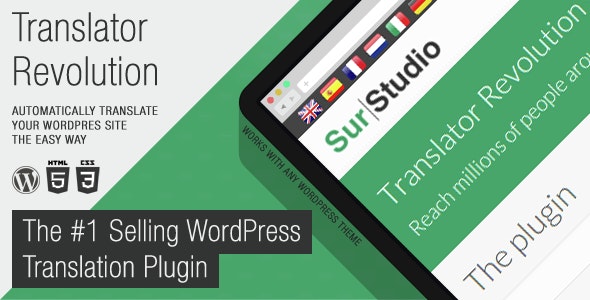 Ajax Translator Revolution ปลั๊กอิน WordPress ที่ดีที่สุด﻿ สำหรับการแปล