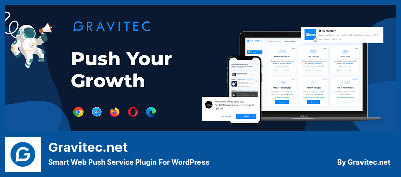 Gravitec.net Plugin - ปลั๊กอิน Smart Web Push Service สำหรับ WordPress